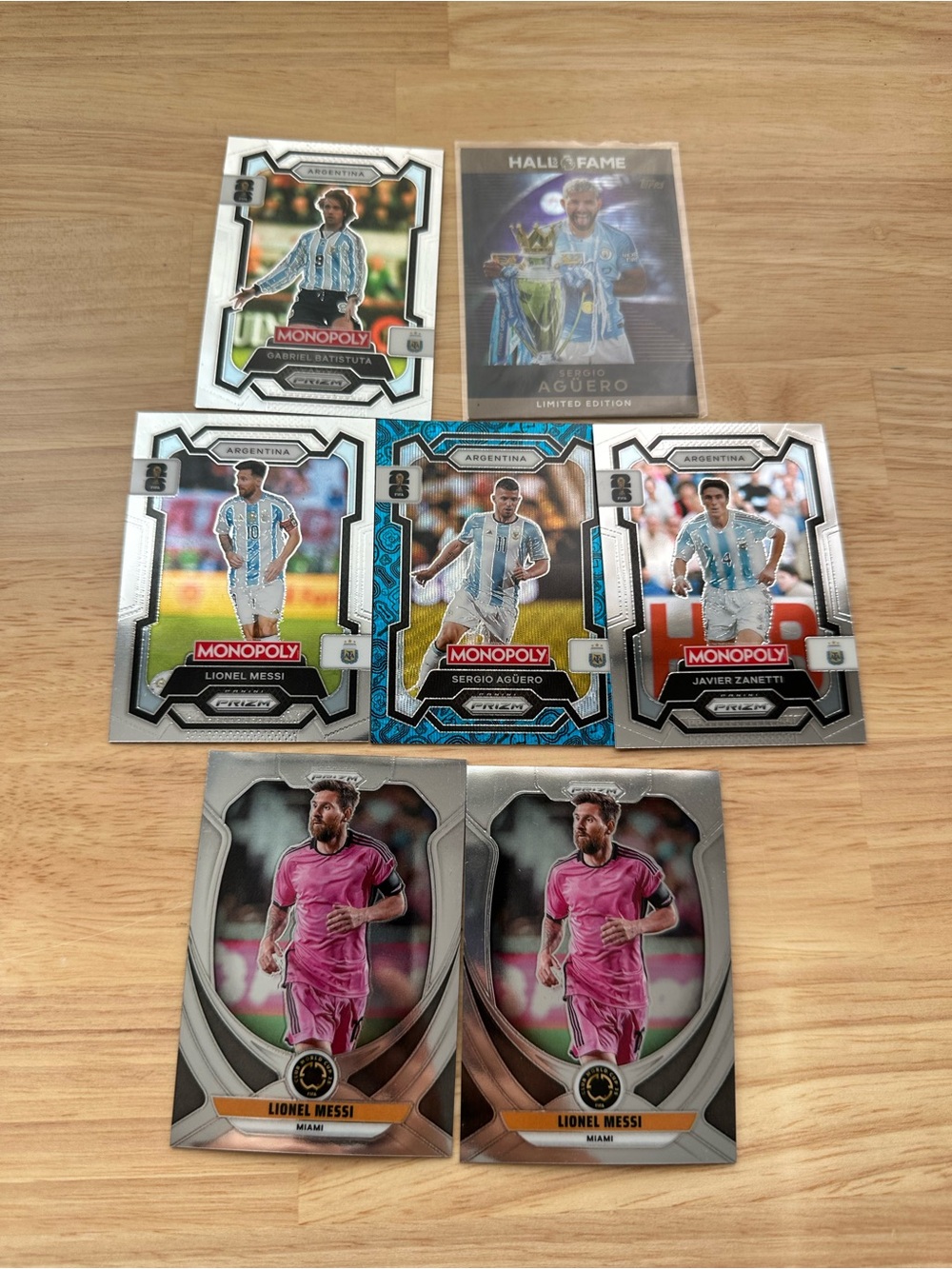 Argentia 2026 Panini Prizm Monopoly Fifa World Cup trading card/ Club world cup